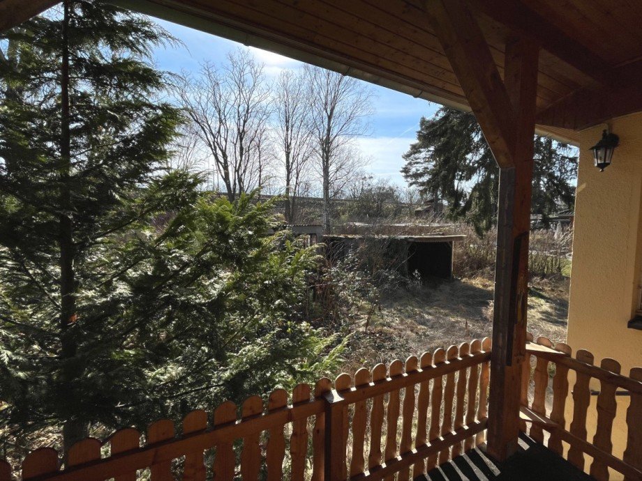 Blick von der Terrasse Einfamilienhaus Hoppegarten