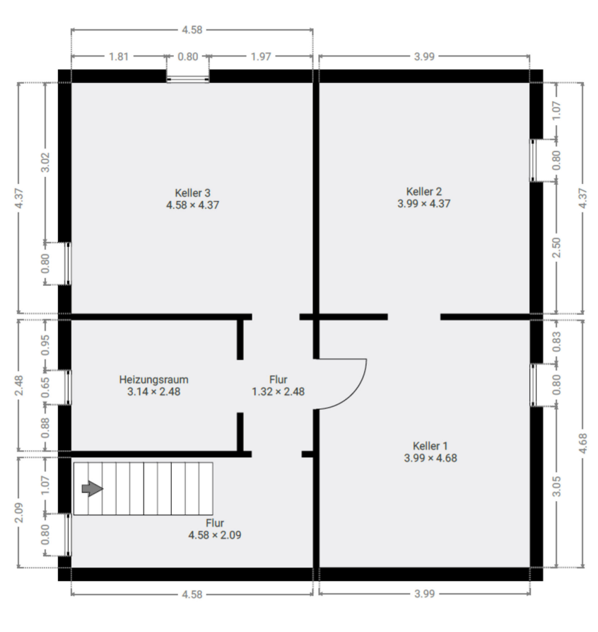 Grundriss KG Einfamilienhaus Berlin