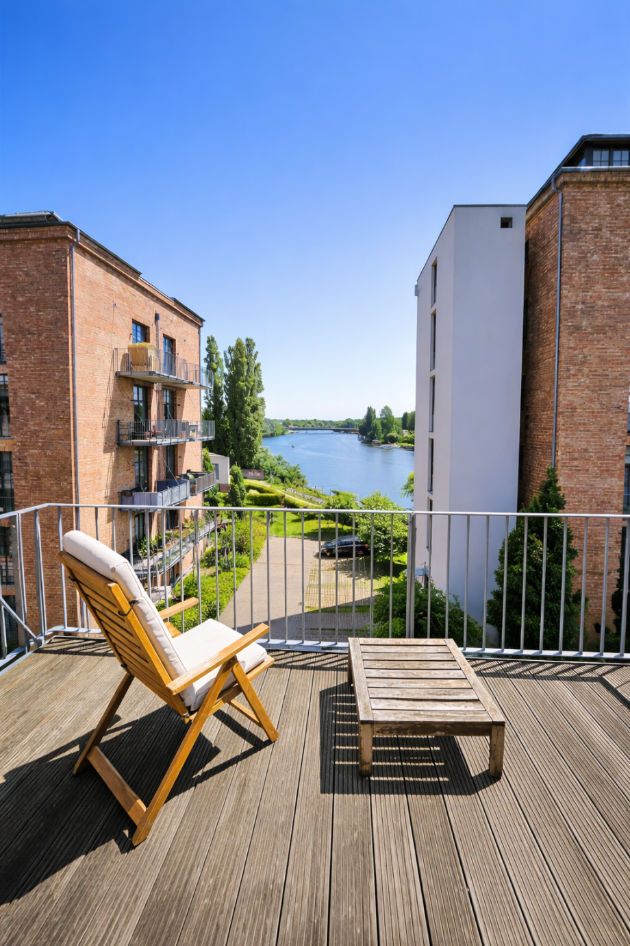 Balkon vom Schlafzimmer Loft-Studio-Atelier Berlin