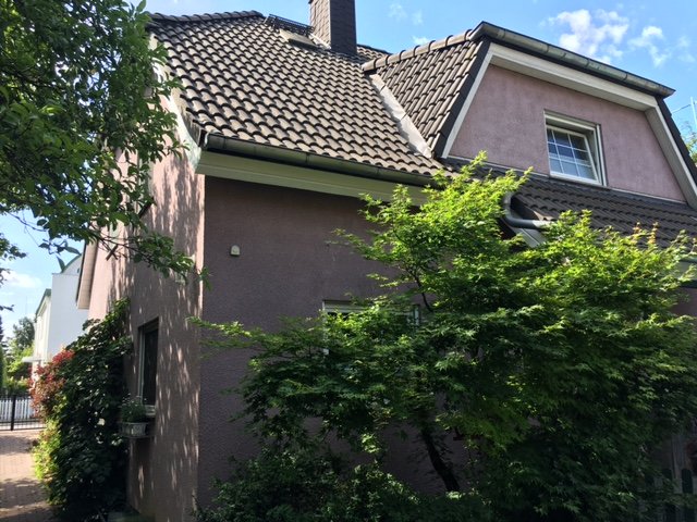 Blick vom Garten Einfamilienhaus Berlin