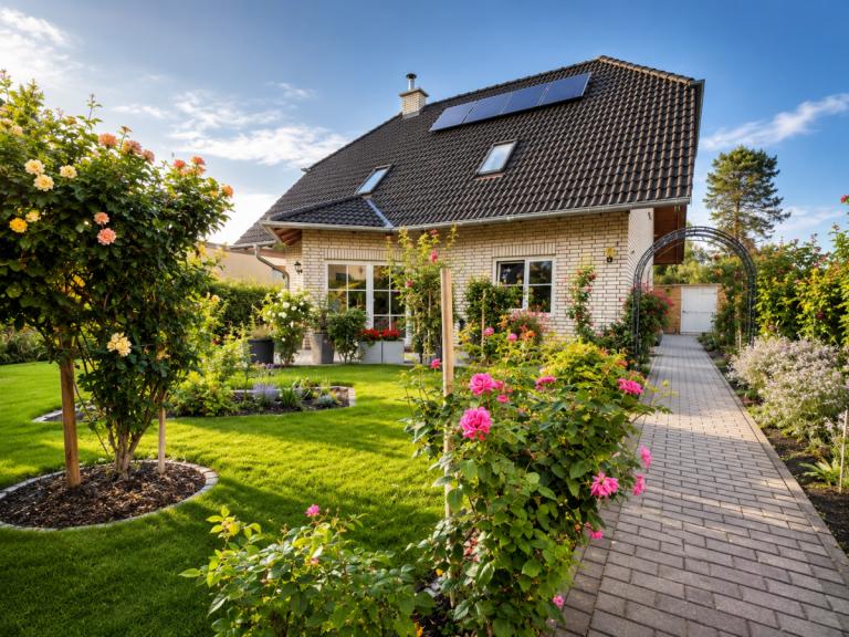 Haus Ansicht Berlin Einfamilienhaus Gepflegtes Einfamilienhaus mit flexiblem Raumkonzept, gro�em Garten & Photovoltaik