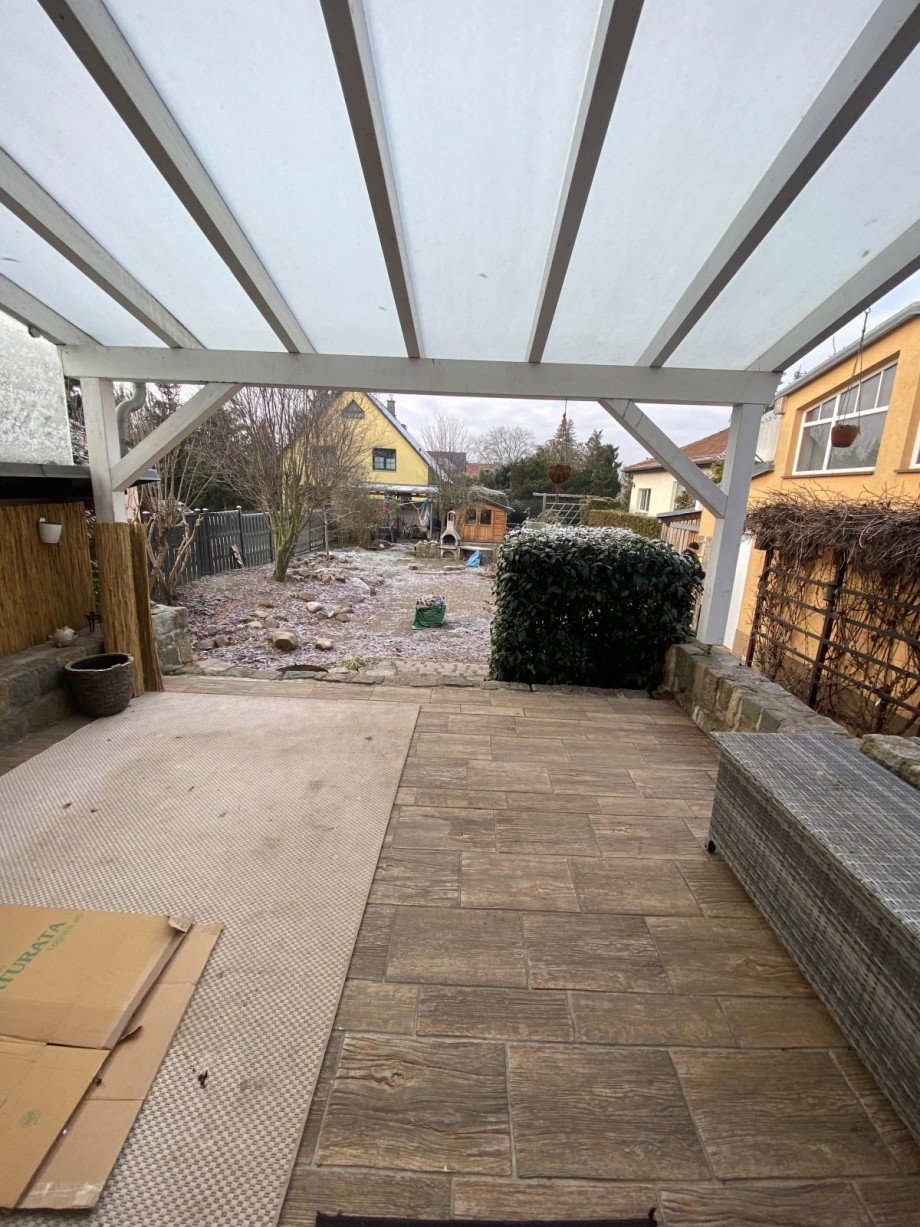 �berdachte Terrasse Haus Berlin