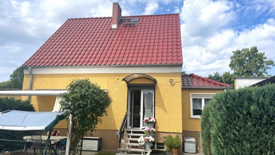 Blick vom Garteen Einfamilienhaus Berlin