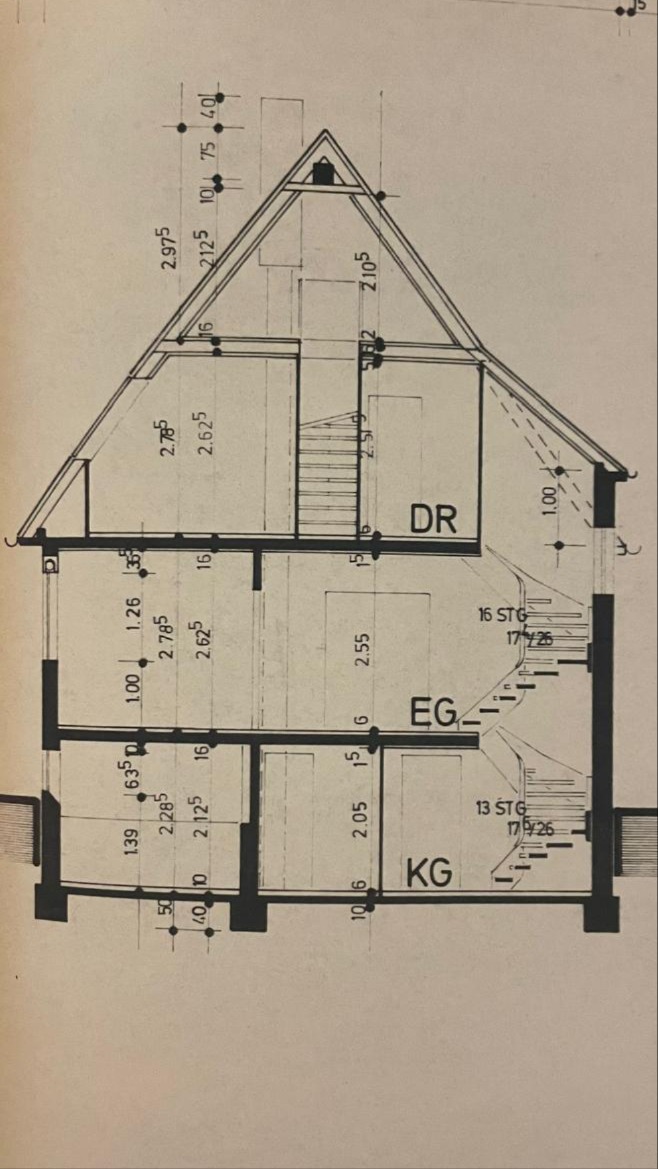 Schnitt Einfamilienhaus Berlin