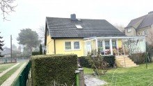 Hausansicht Garten EFH mit Keller  am U-Bahnhof Berlin-Elsterwerdaer Platz (Fu�l�ufig in nur 7 min)
