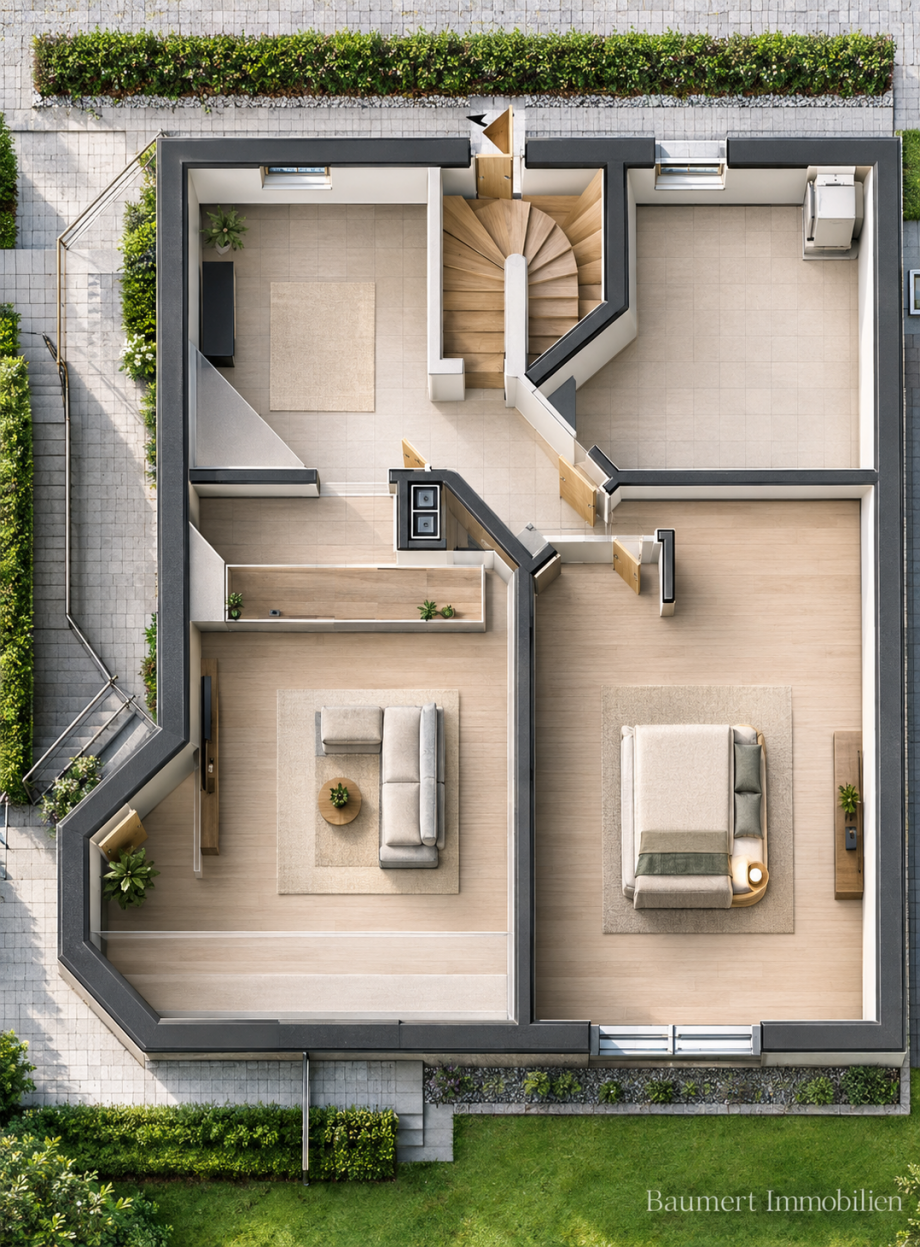 Grundriss 1. OG (visuelle Anregung) Doppelhaush�lfte Berlin