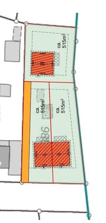Teilungsplan Wohngrundst�ck H�now