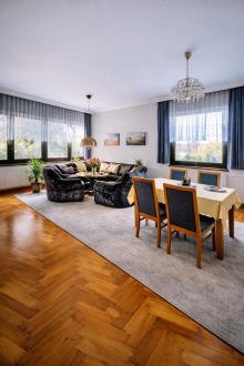 Wohnzimmer Einfamilienhaus im Bungalowstil auf ruhigem Einzelgrundst�ck in Berlin Rosenthal!