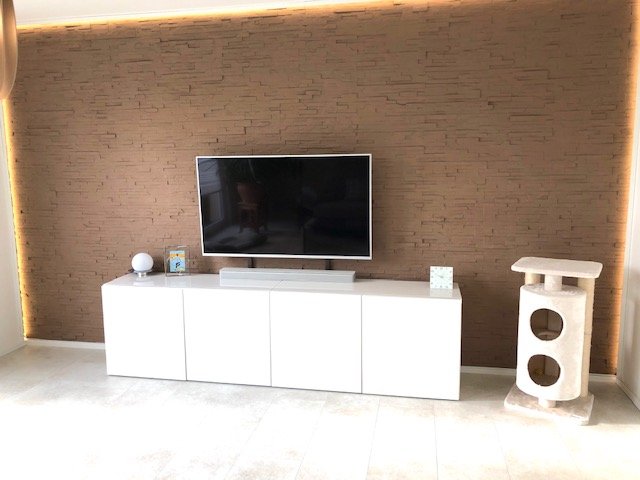 Wohnzimmer Doppelhaush�lfte Berlin