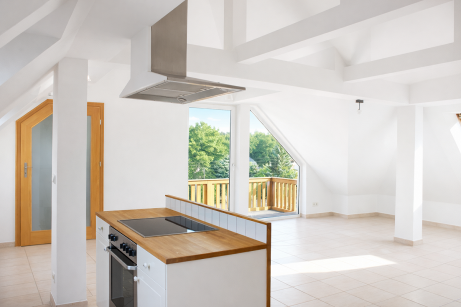 Wohnen/Kochen Ansicht1 Dachgeschosswohnung Berlin