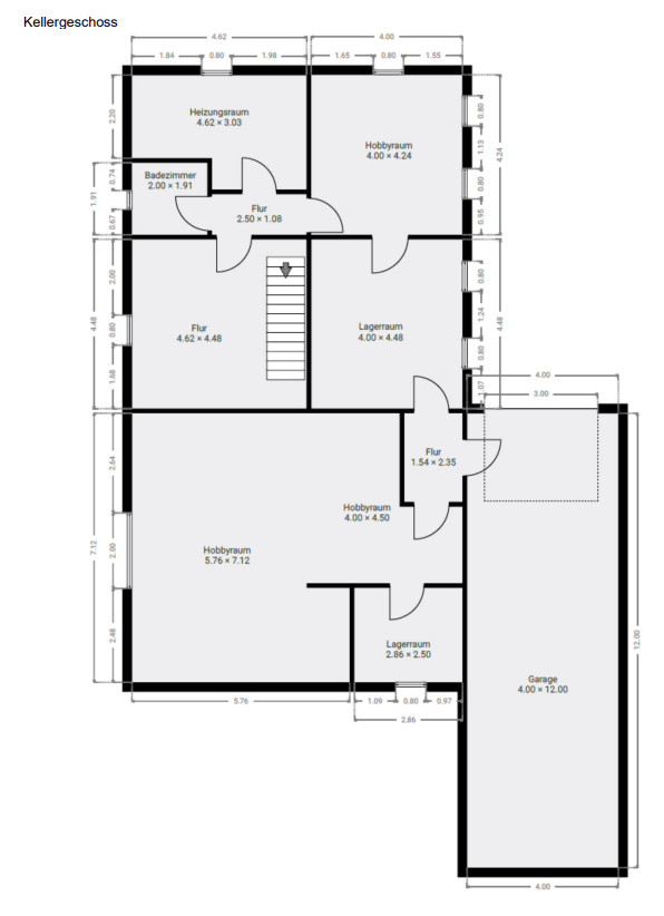 Grundriss KG Einfamilienhaus Berlin