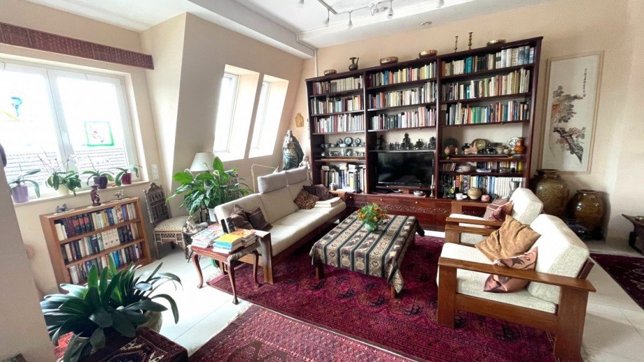 Wohnzimmer Dachgeschosswohnung Berlin