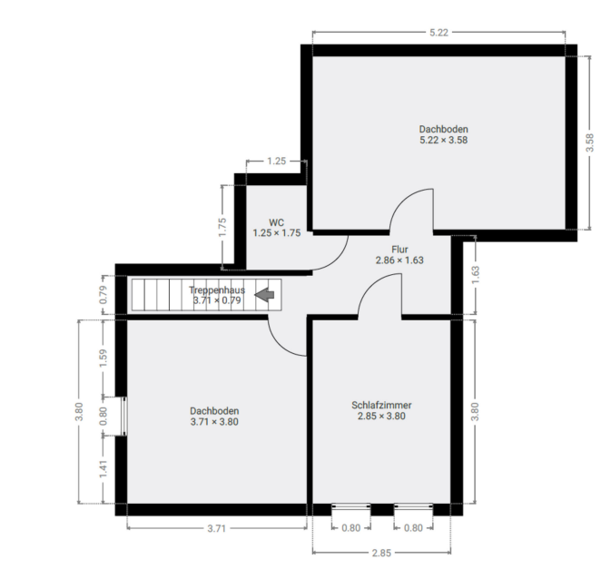 Grundriss DG Einfamilienhaus Berlin