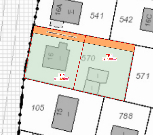 Flurkarte Einfamilienhaus Berlin