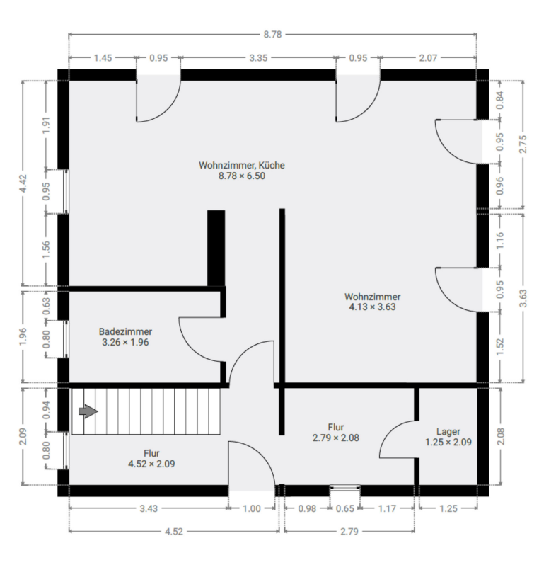 Grundriss EG Einfamilienhaus Berlin